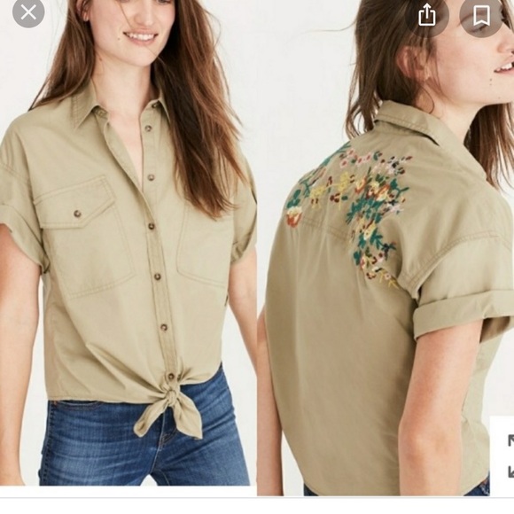 Madewell safari shirt - Picture 1 of 4